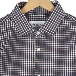 Mizzen+Main Multicolor Plaid Dress Shirt